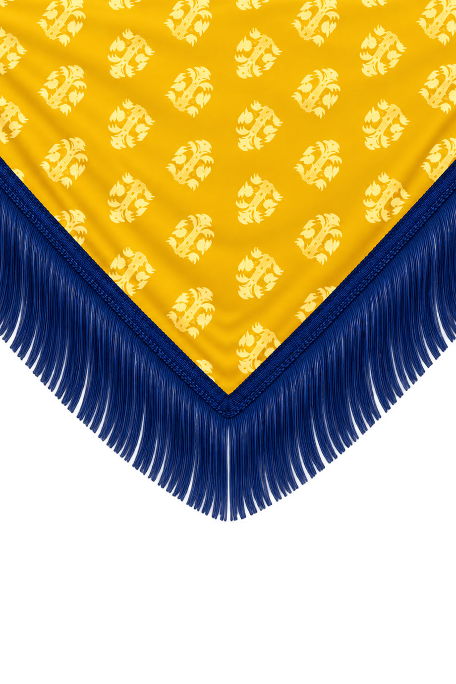 The Fringed Scarf Stitches Mustard