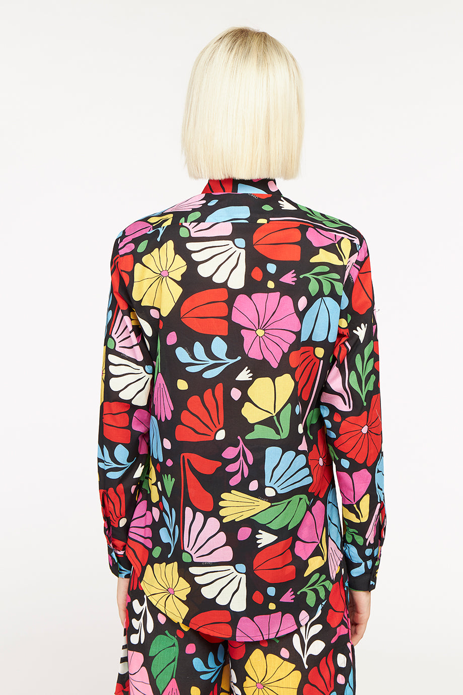 Serafina Shirt Garden Black