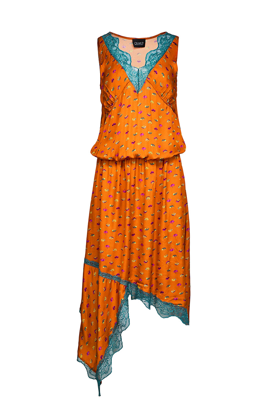 Jasmine Dress Petals Bronze
