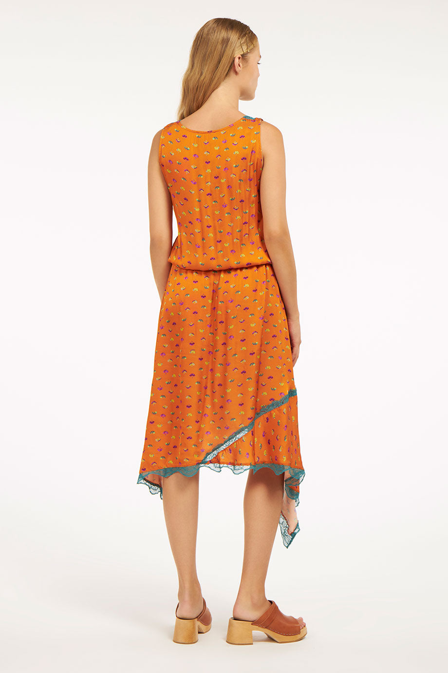 Jasmine Dress Petals Bronze