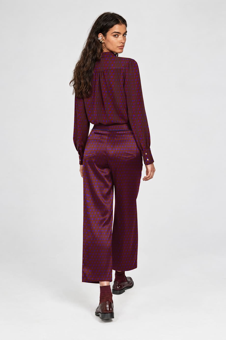 Kelly Pants Diamonds Blue