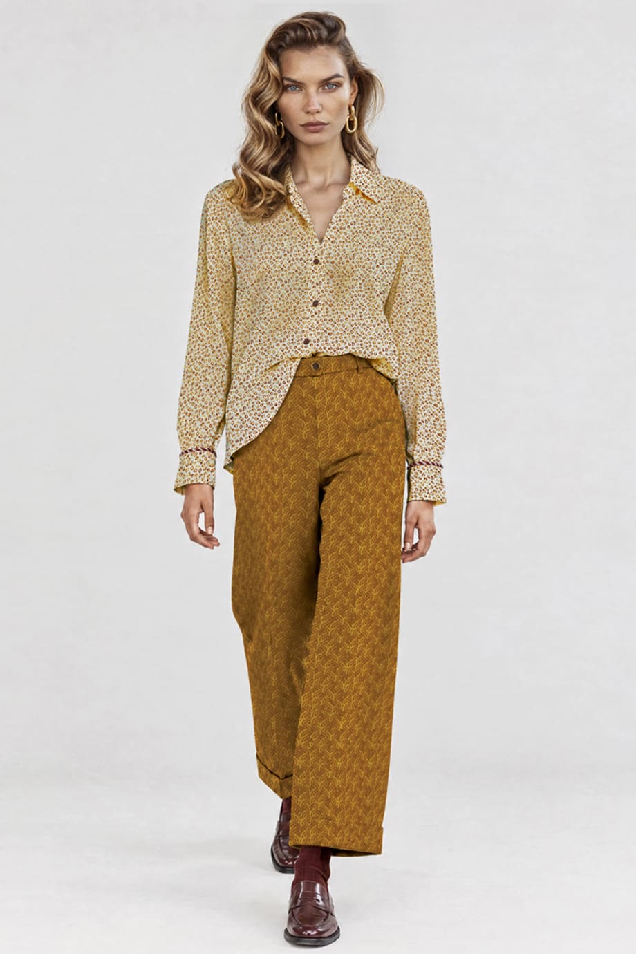 Classic Shirt Animal Cream