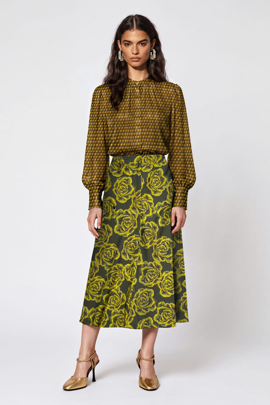 Laura Skirt Rose Lime
