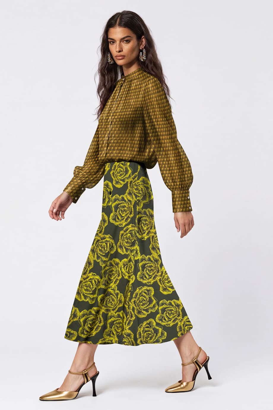 Laura Skirt Rose Lime