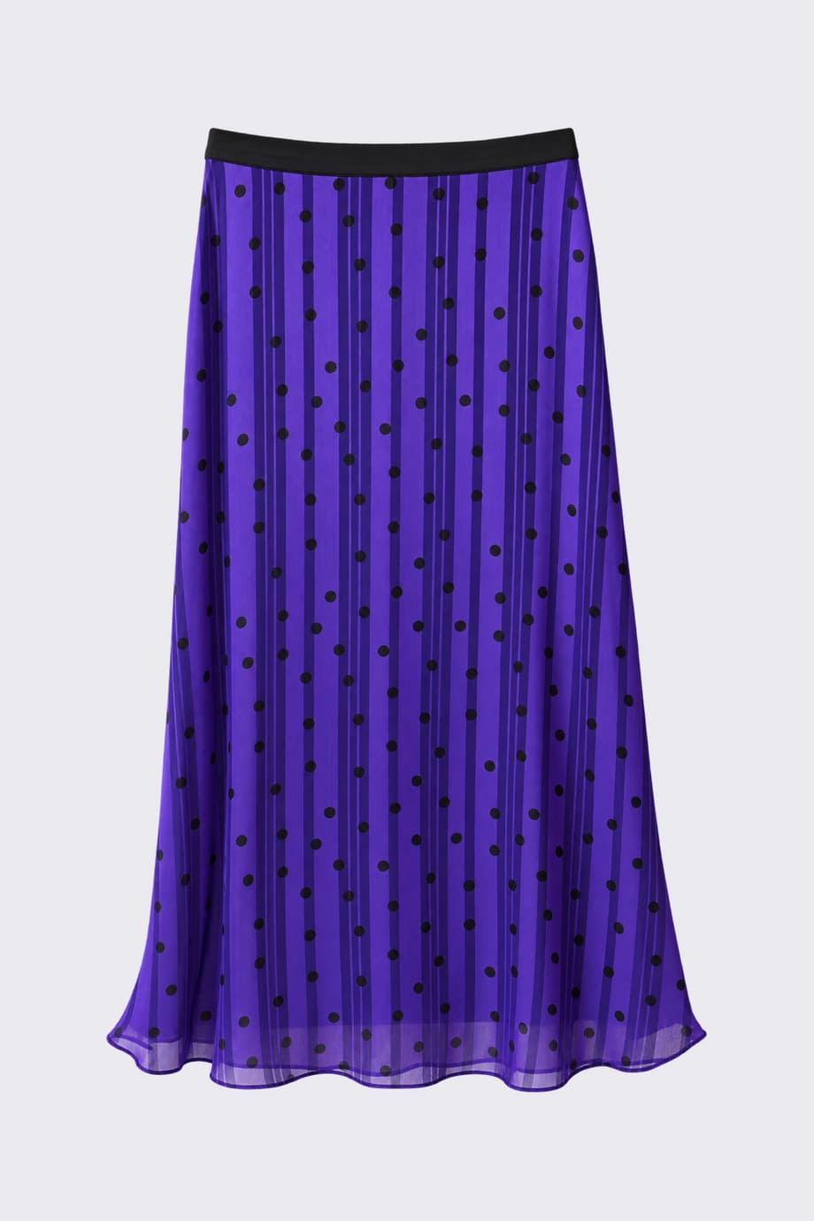 Gold Skirt Dots Purple