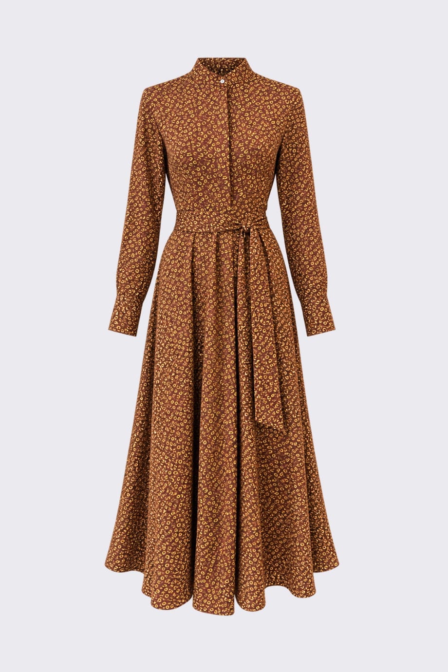Lara Dress Animal Chestnut