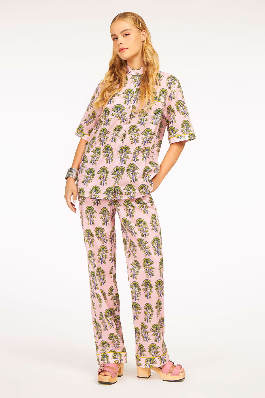 Antibes Pants Seaweed Pink