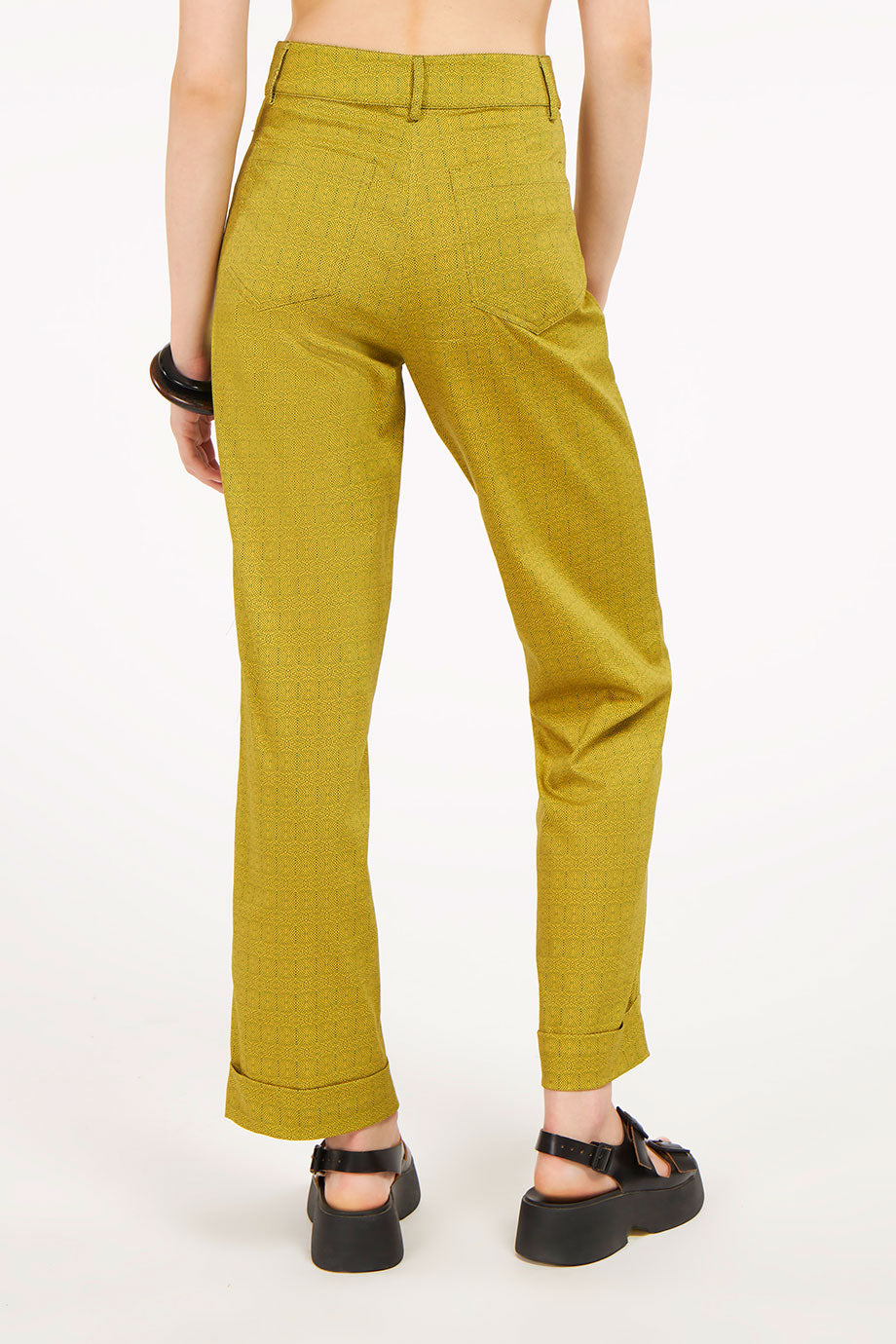Basic Pants Seaskin Mustard