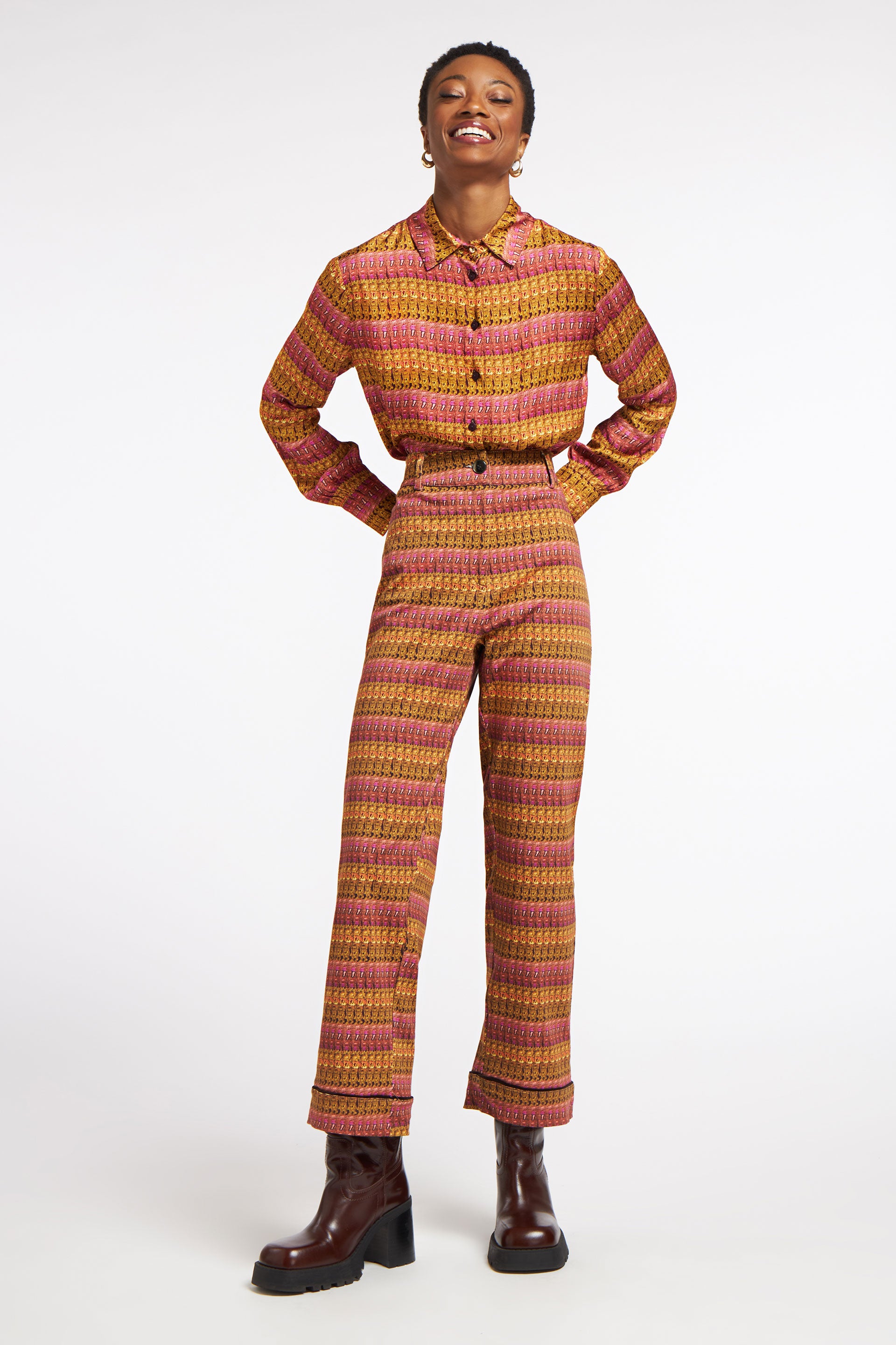 Basic Pants Weave Multi