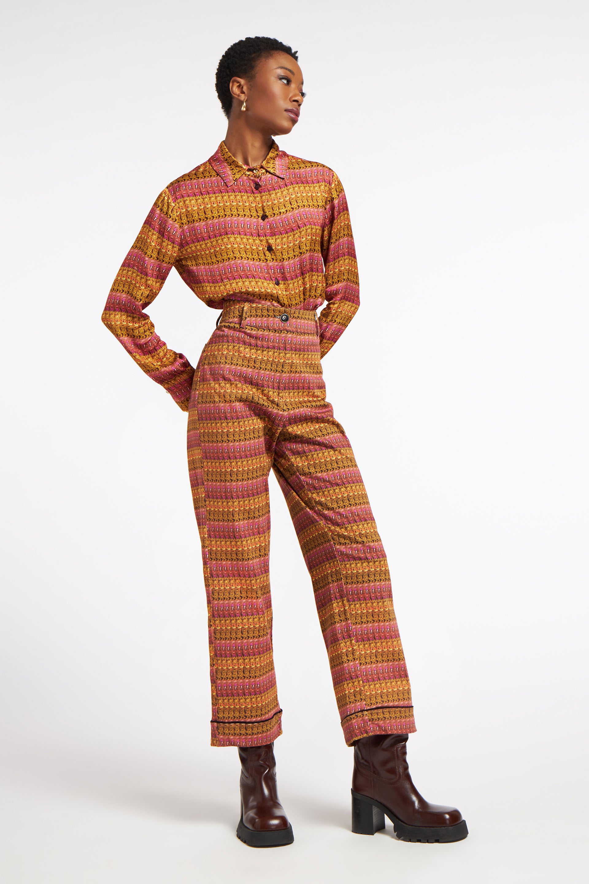 Basic Pants Weave Multi