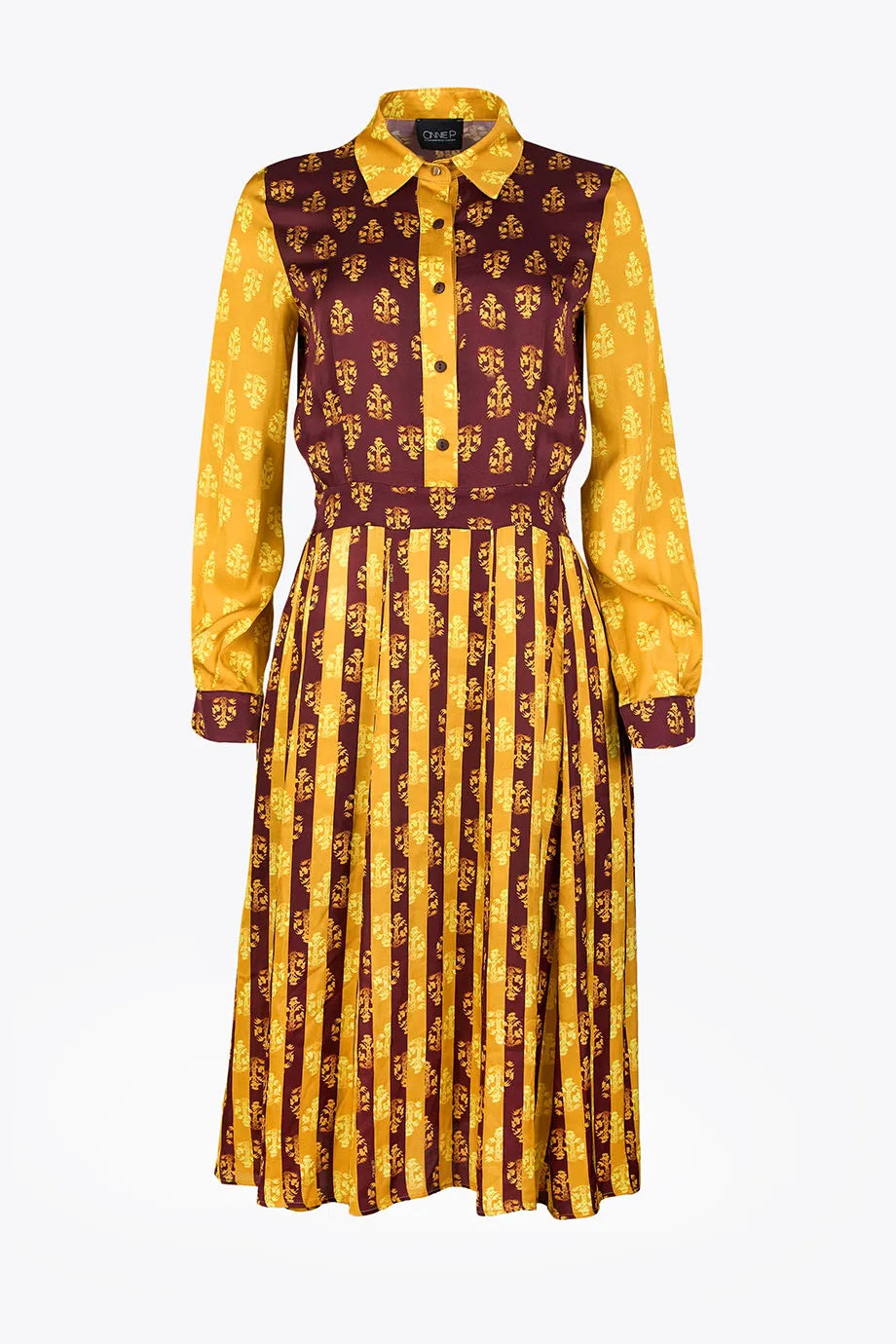 Bianca Dress Combo Mustard