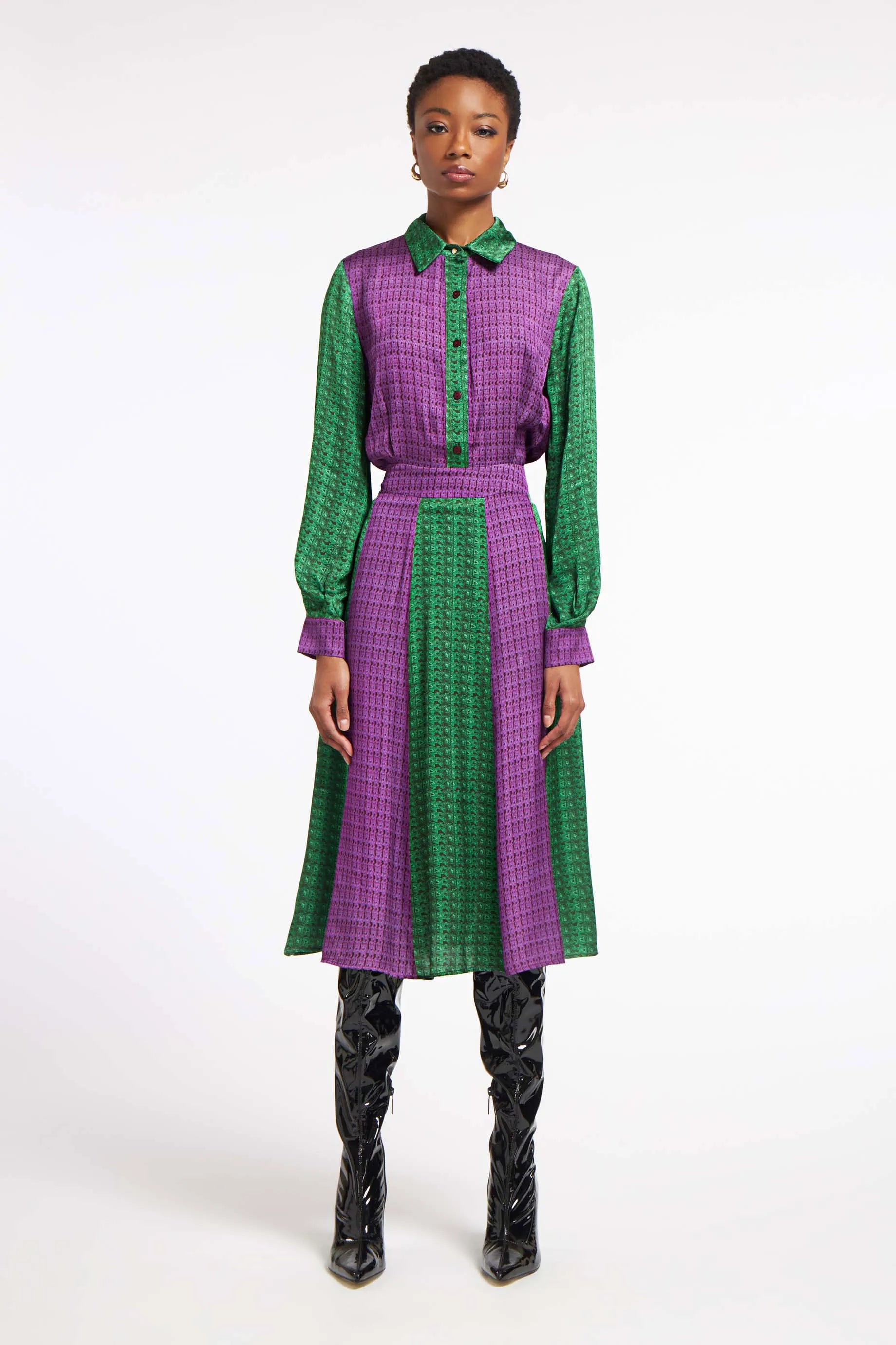 Bianca Dress Combo Weave