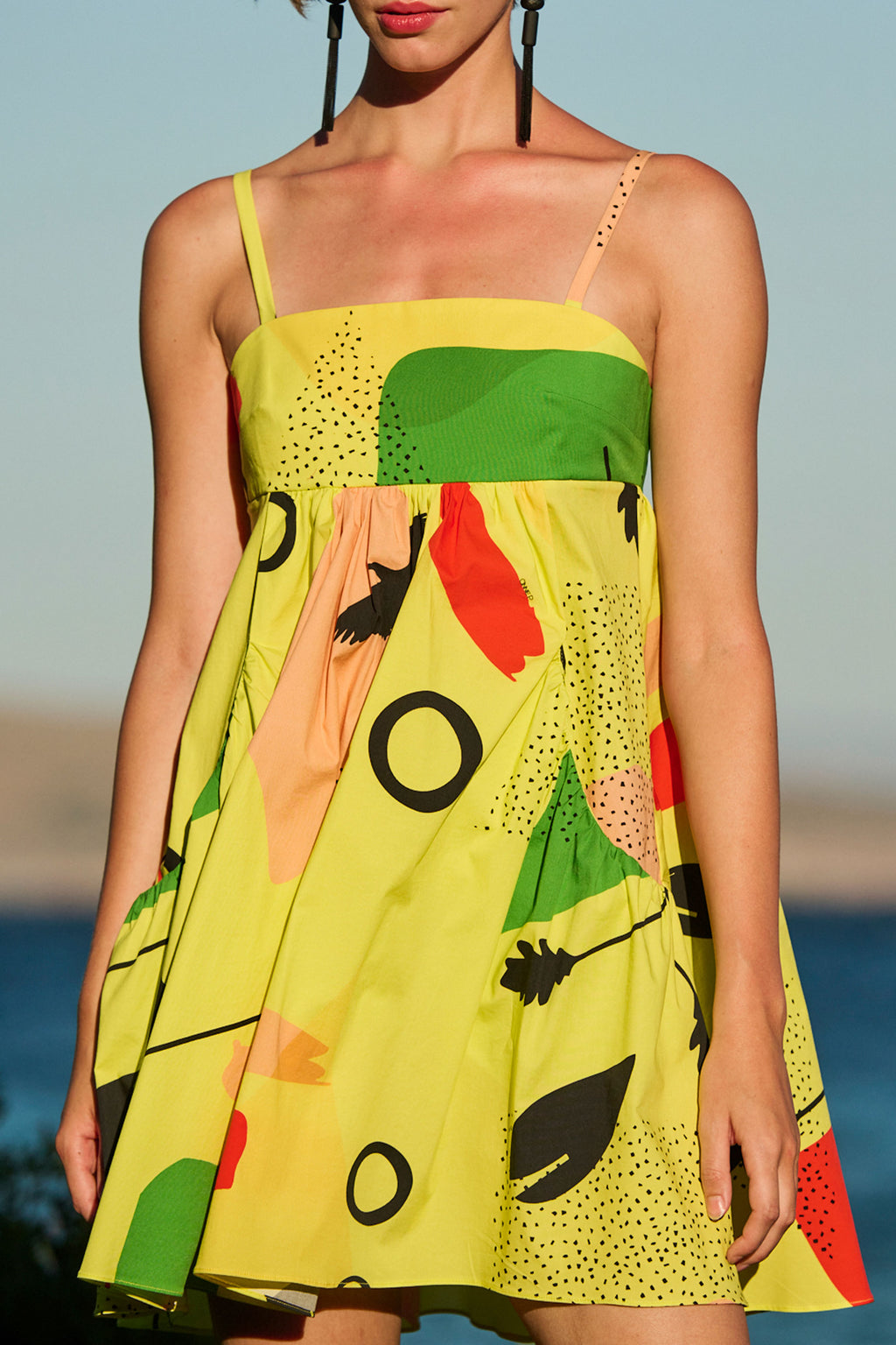 Bon Bon Dress Summer Lime