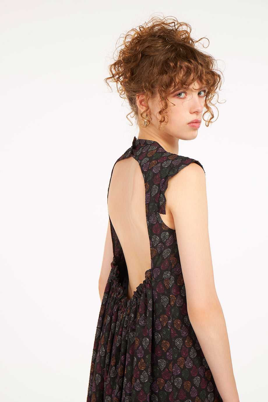 Camelia Dress Midnight Reef