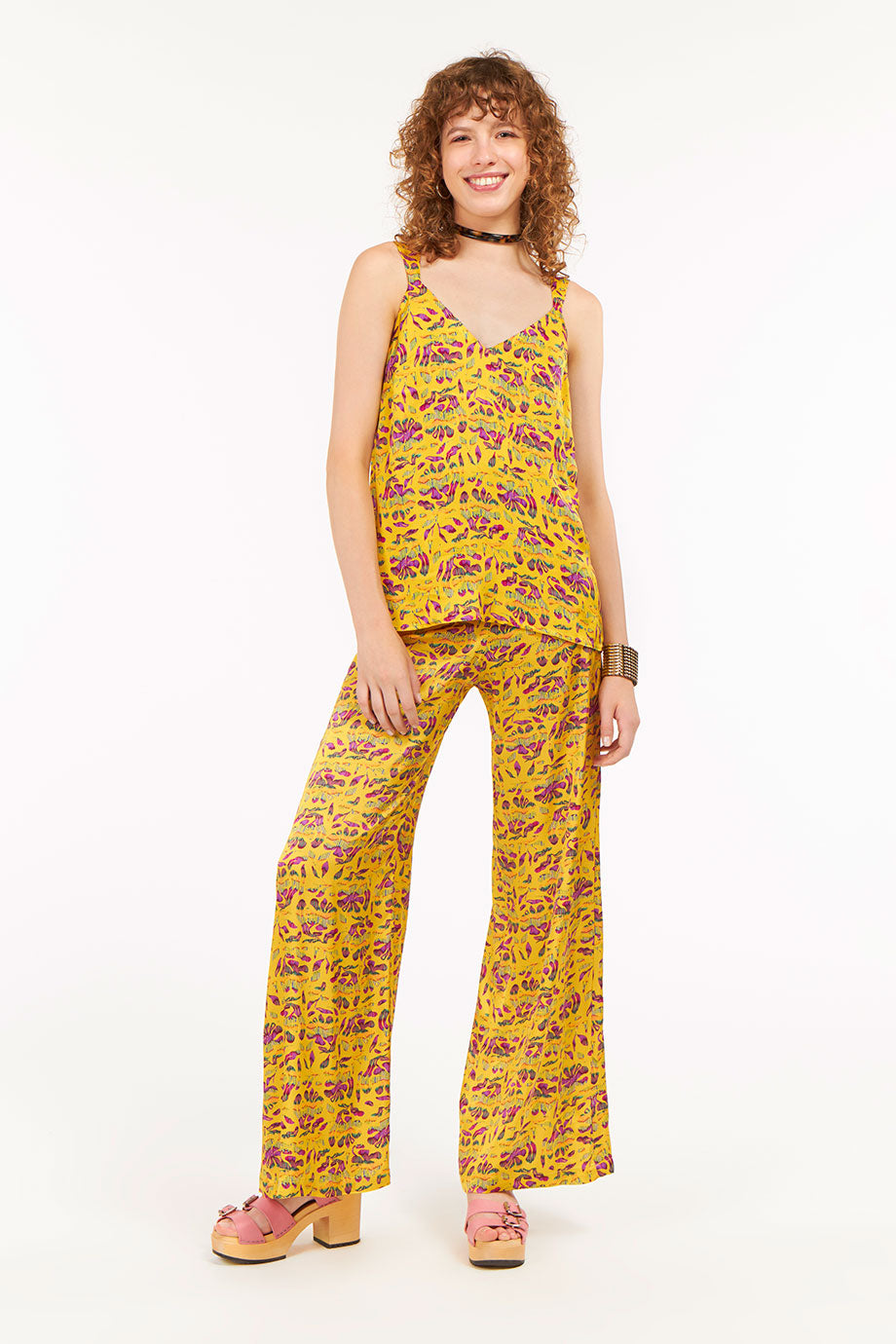 Cami Top Florawave Yellow