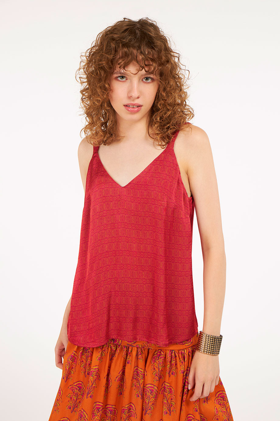 Cami Top Seaskin Plum