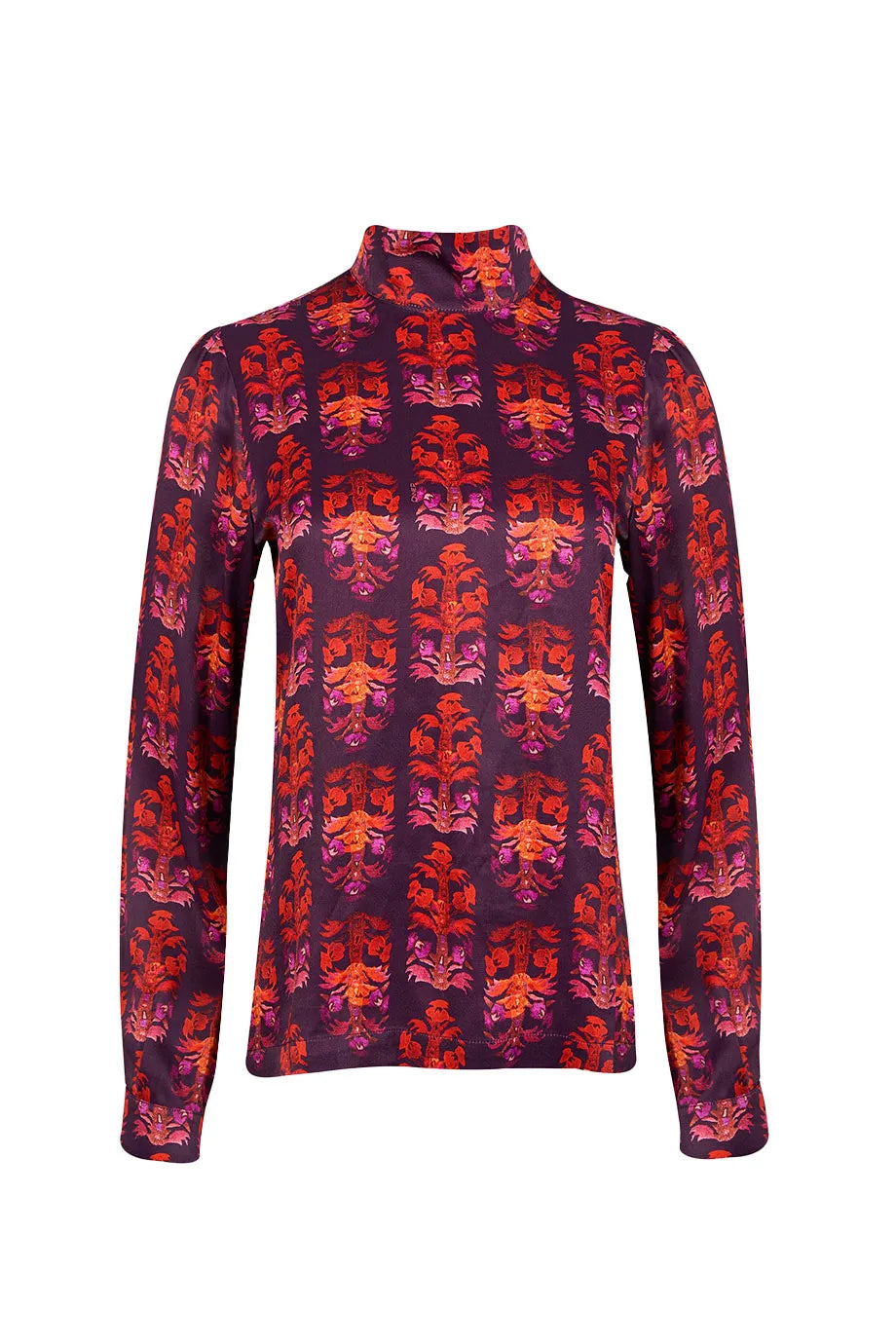 Chloe Blouse Stiches Plum