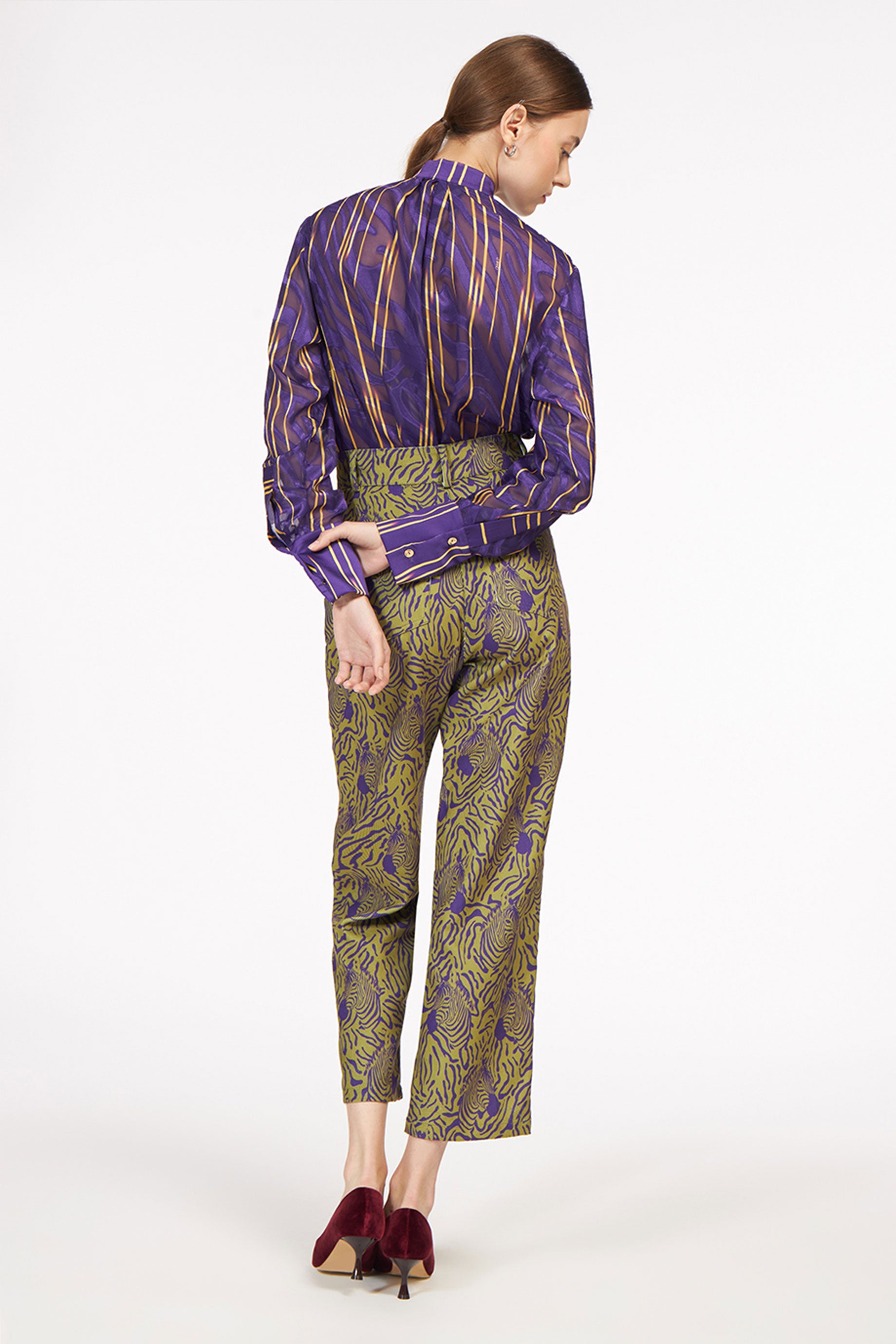 Cord Pants Zebra Olive