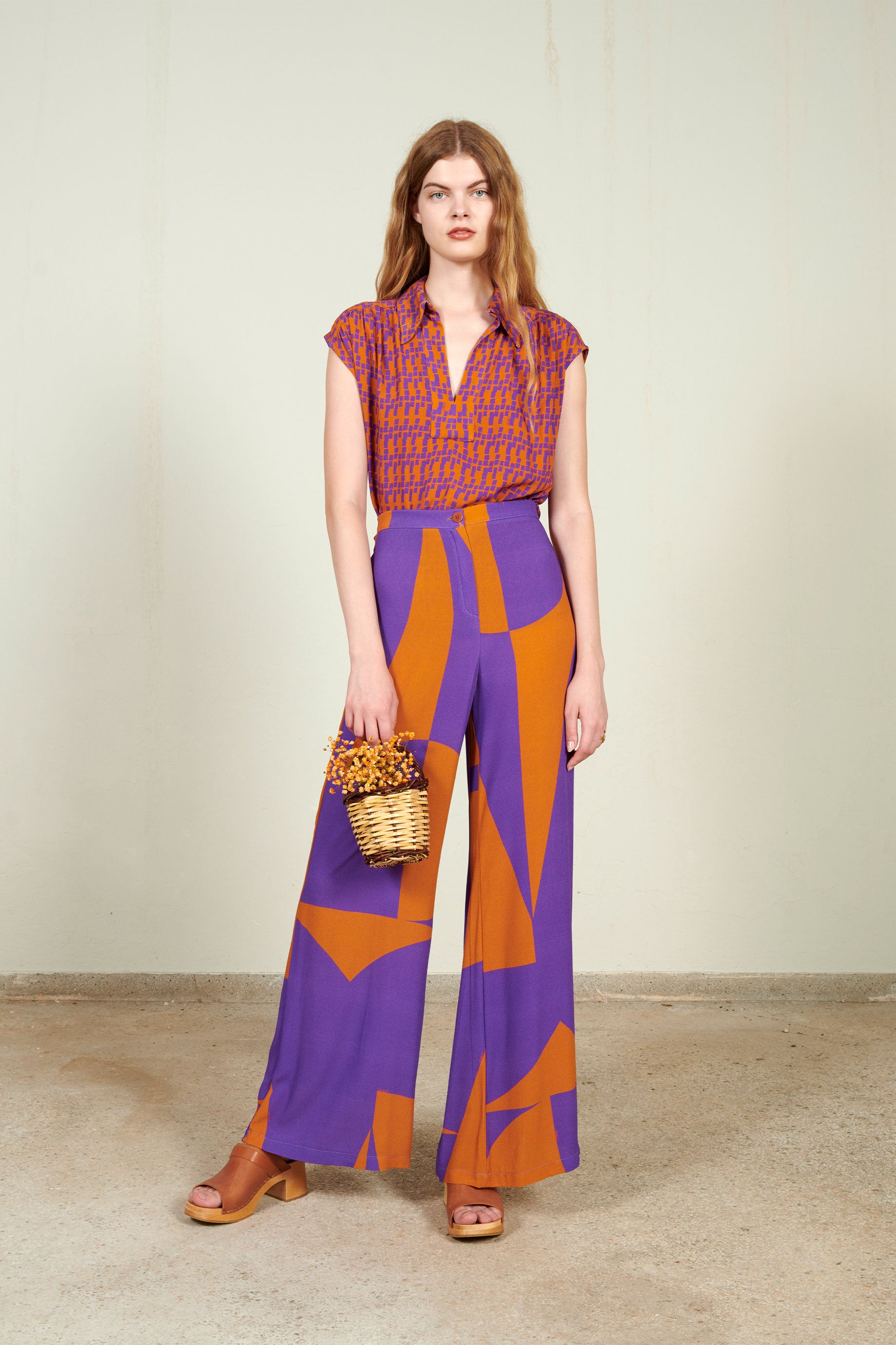 Erica Pants Traces Purple