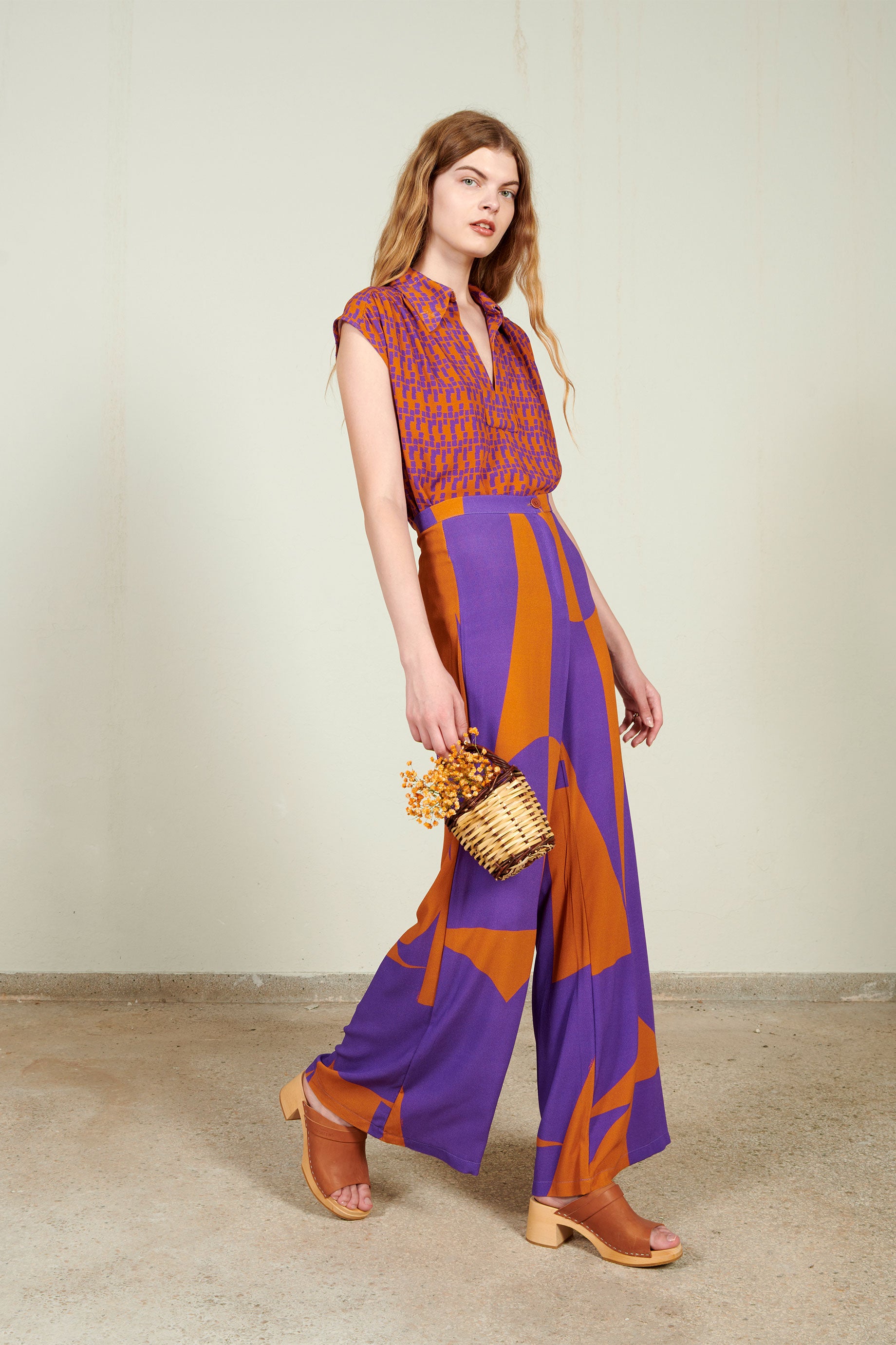 Erica Pants Traces Purple