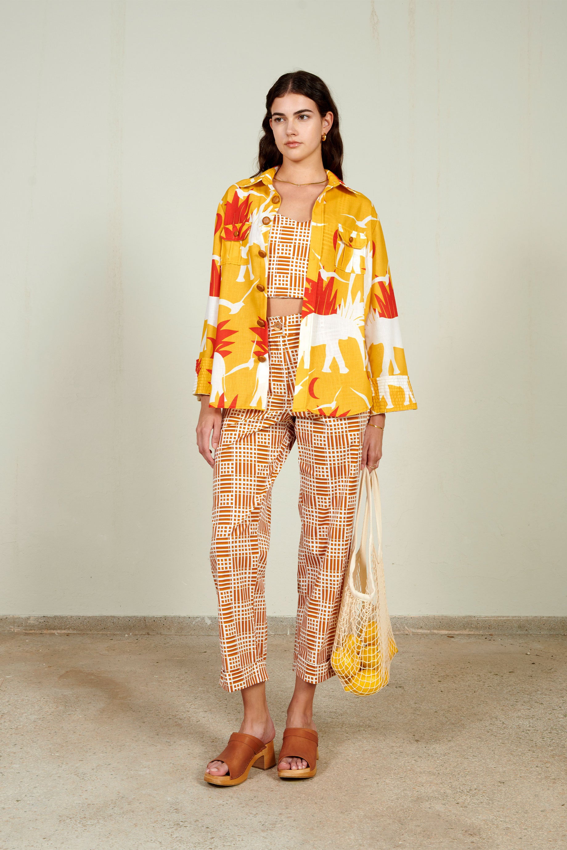 Giraffe Cover Up Elephant Yellow