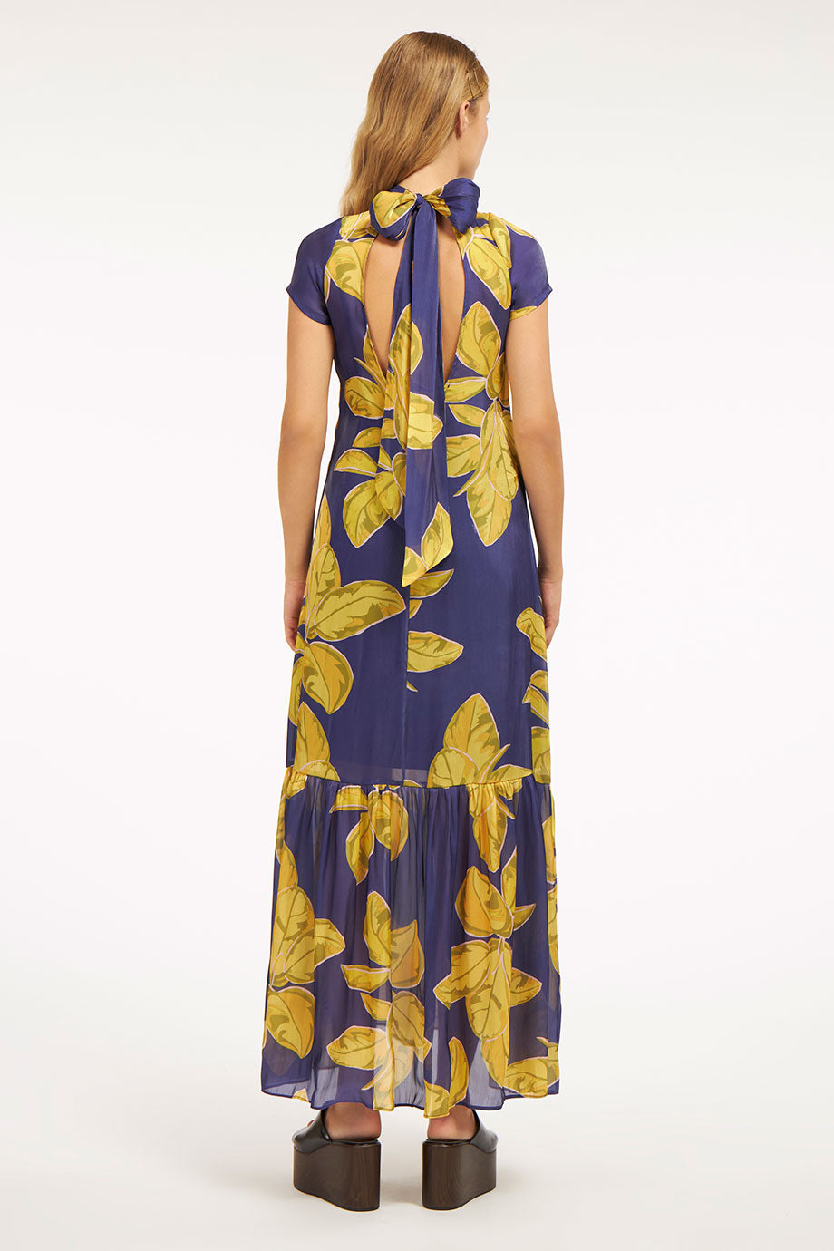 Grace Dress Yellow Fiori