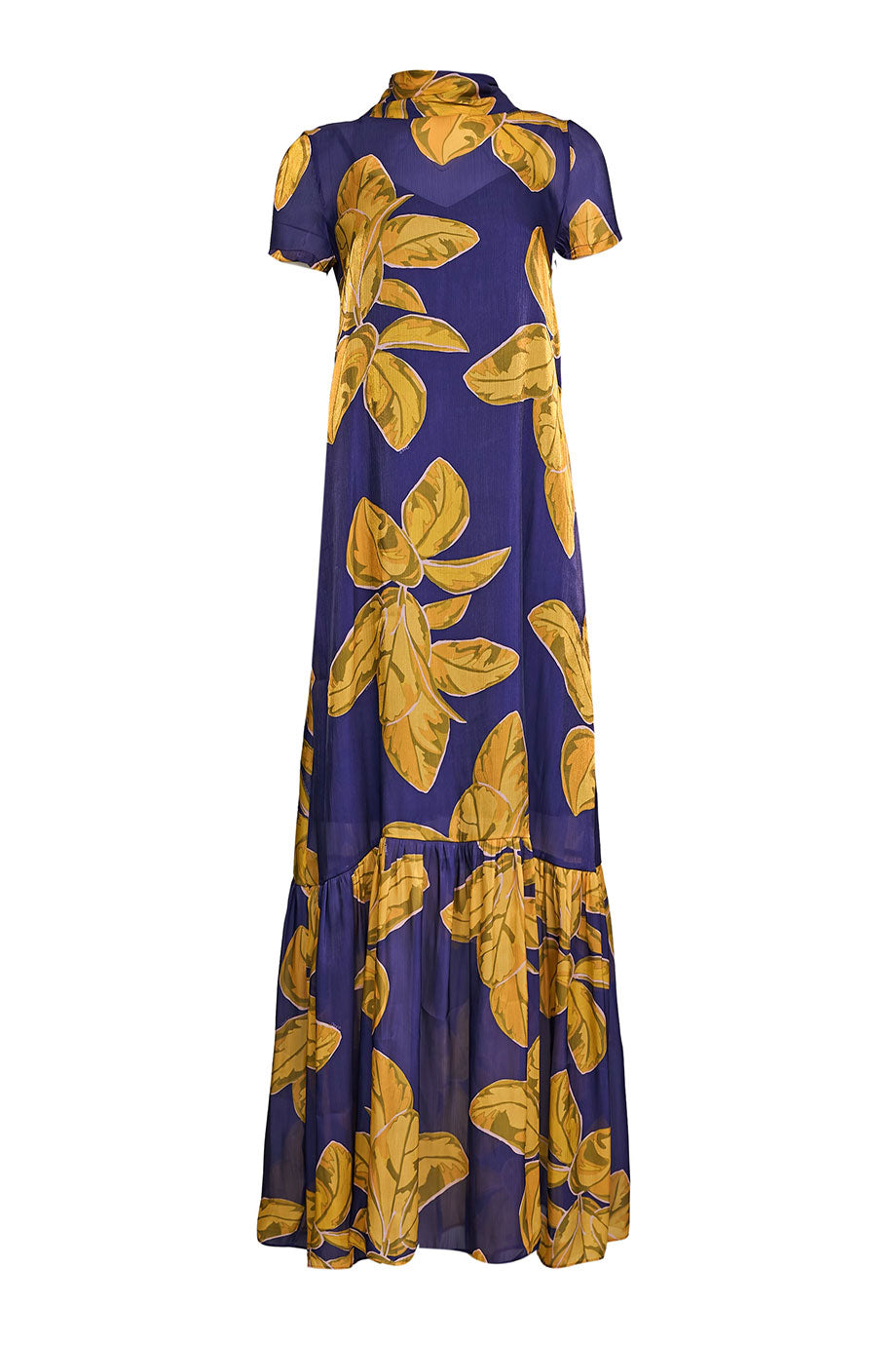 Grace Dress Yellow Fiori