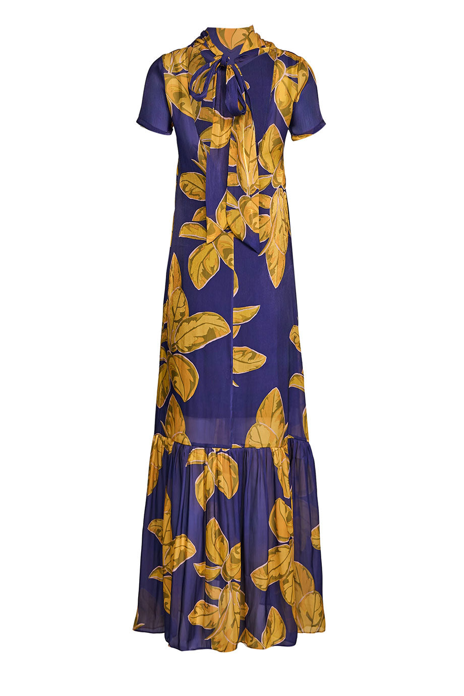 Grace Dress Yellow Fiori