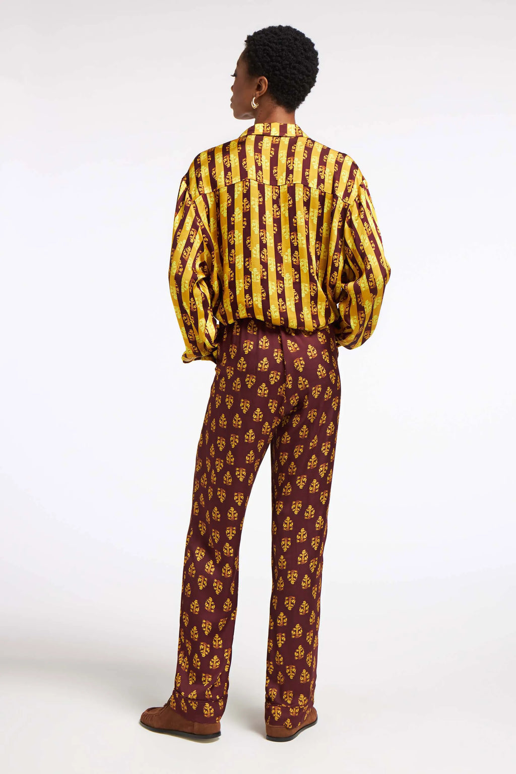 Jasmine Pants Embroidery Espresso