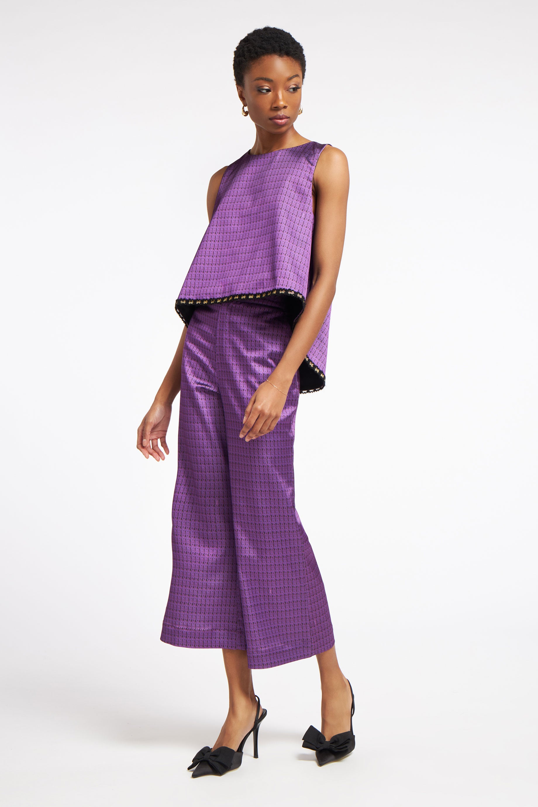 Kelly Pants Weave Purple