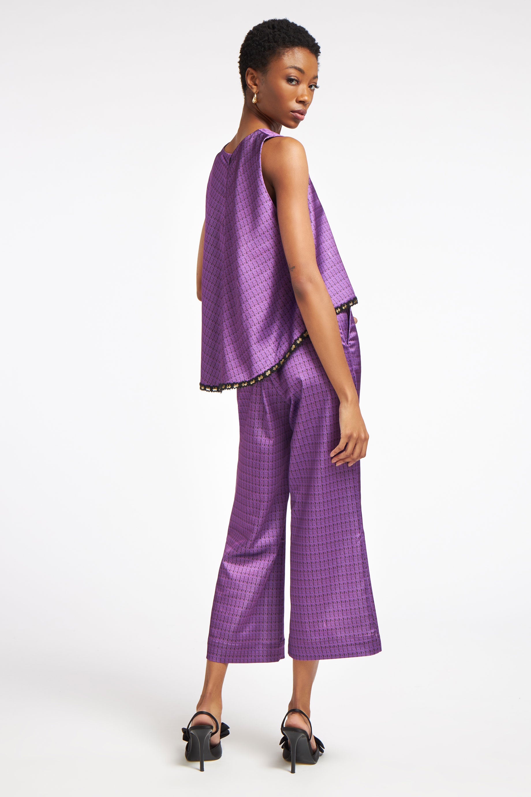 Kelly Pants Weave Purple