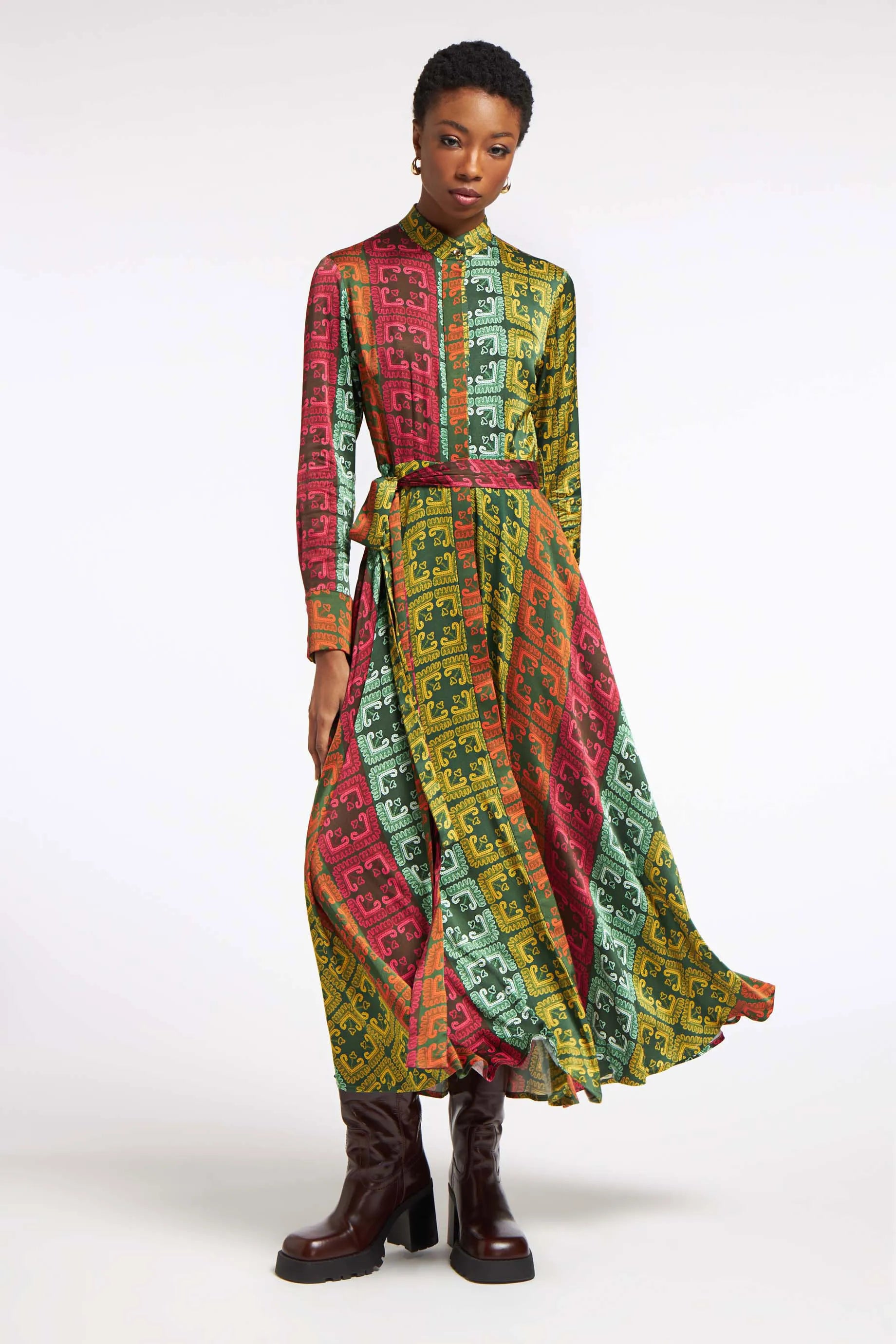 Lara Dress Rainbow Patches