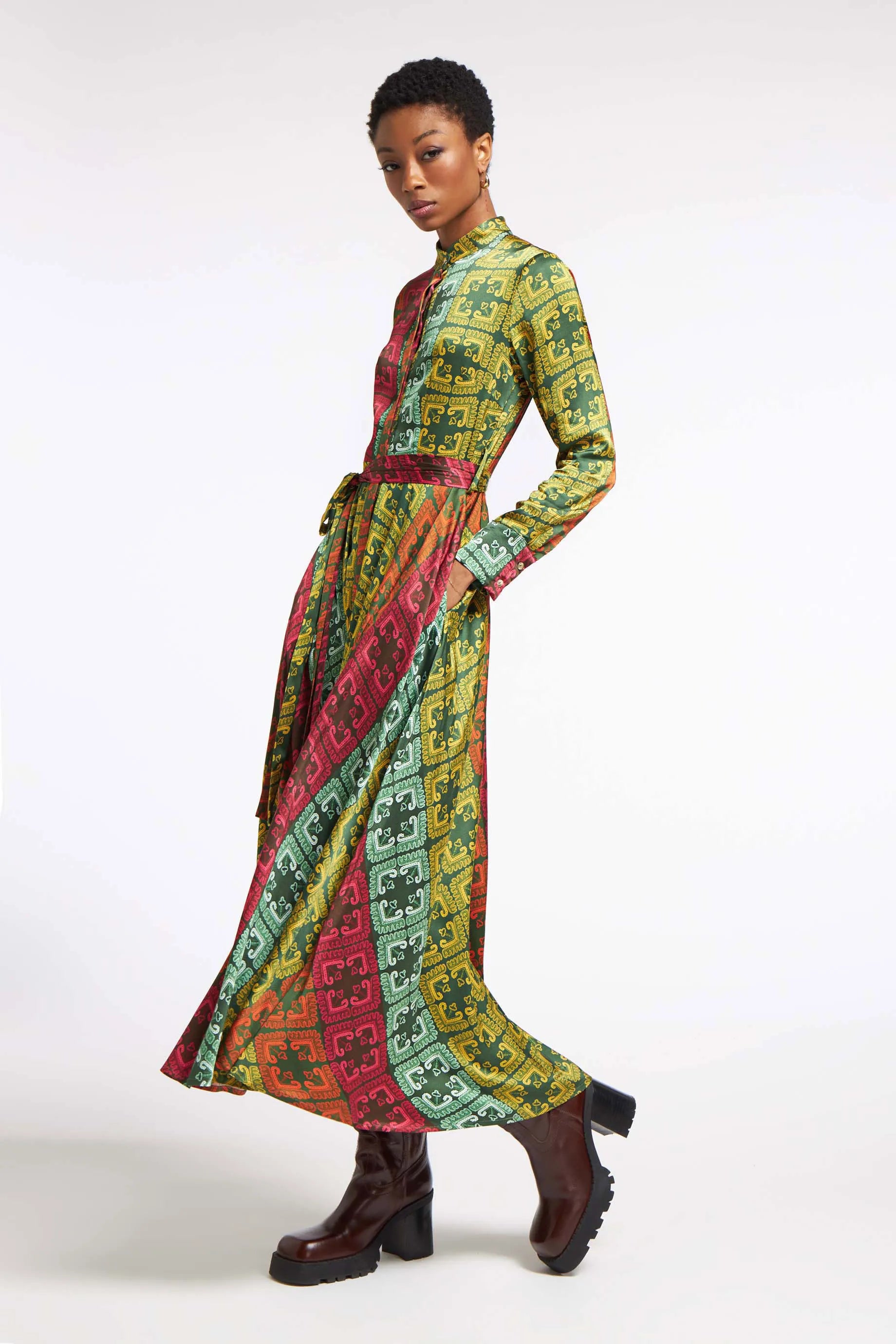 Lara Dress Rainbow Patches