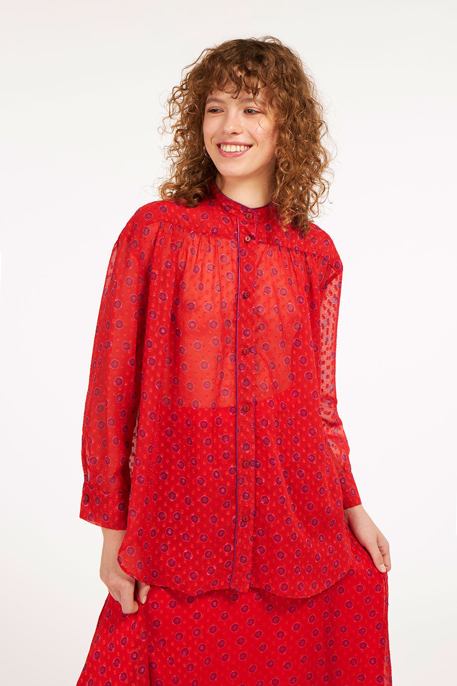 Lila Shirt Fireflies