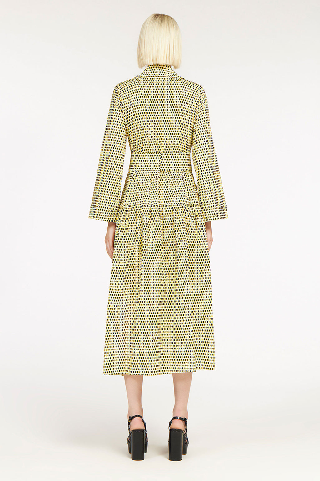 Magda Dress Dots Yellow&Black