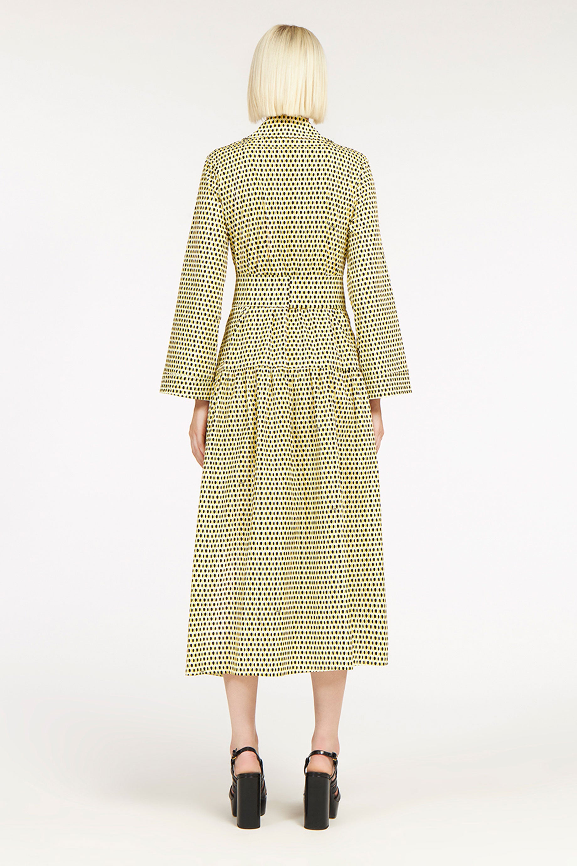 Magda Dress Dots Yellow&Black