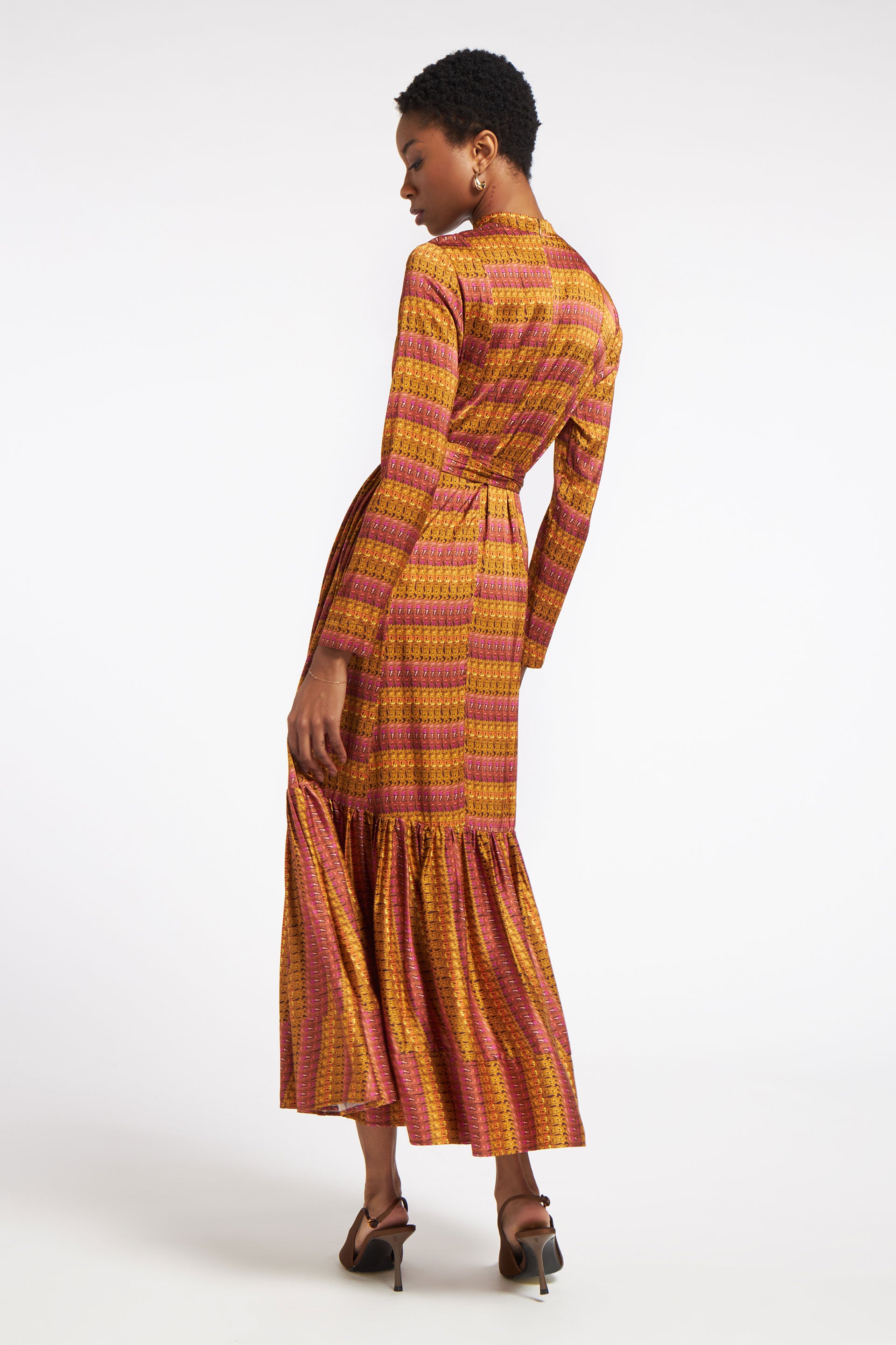 Melina Dress Weave Multi