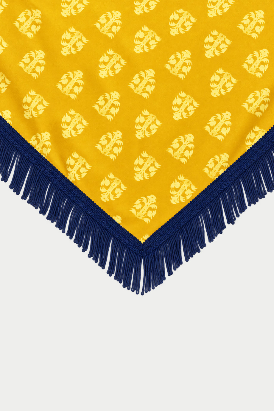 The Fringed Scarf Stitches Mustard