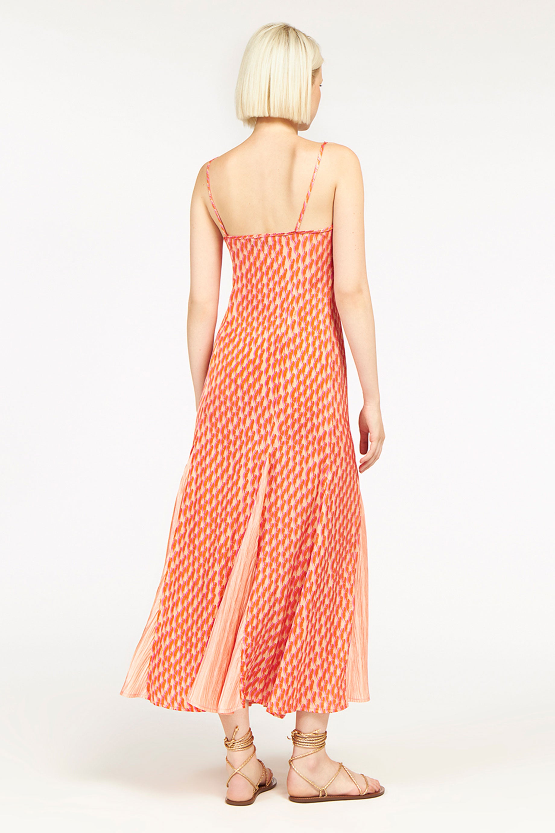 Odette Dress Murmur Nude&Plisse