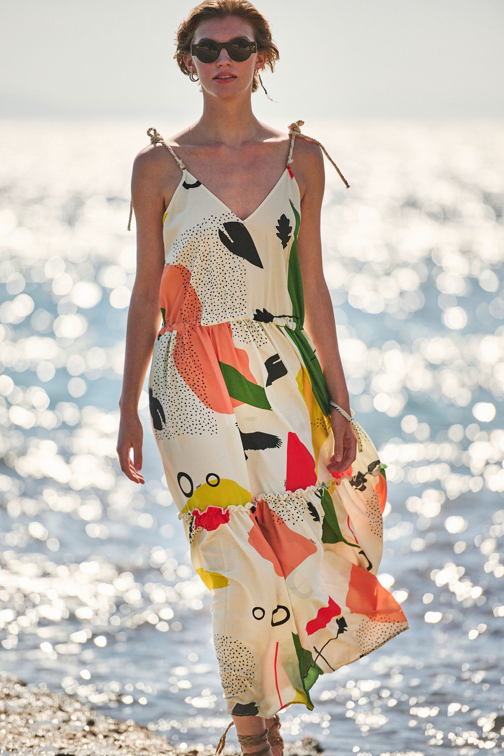 Riviera Dress Summer Cream