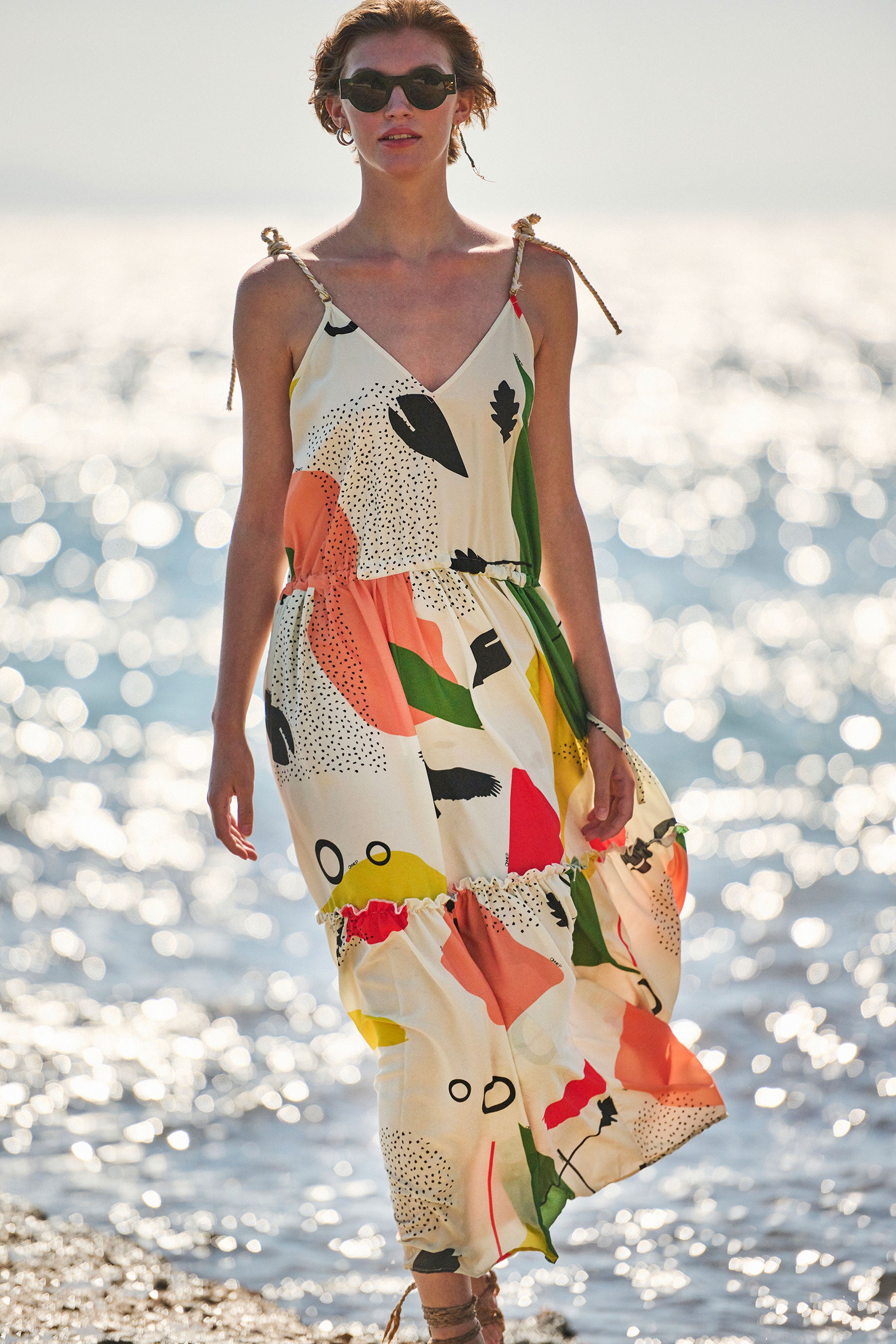 Riviera Dress Summer Cream
