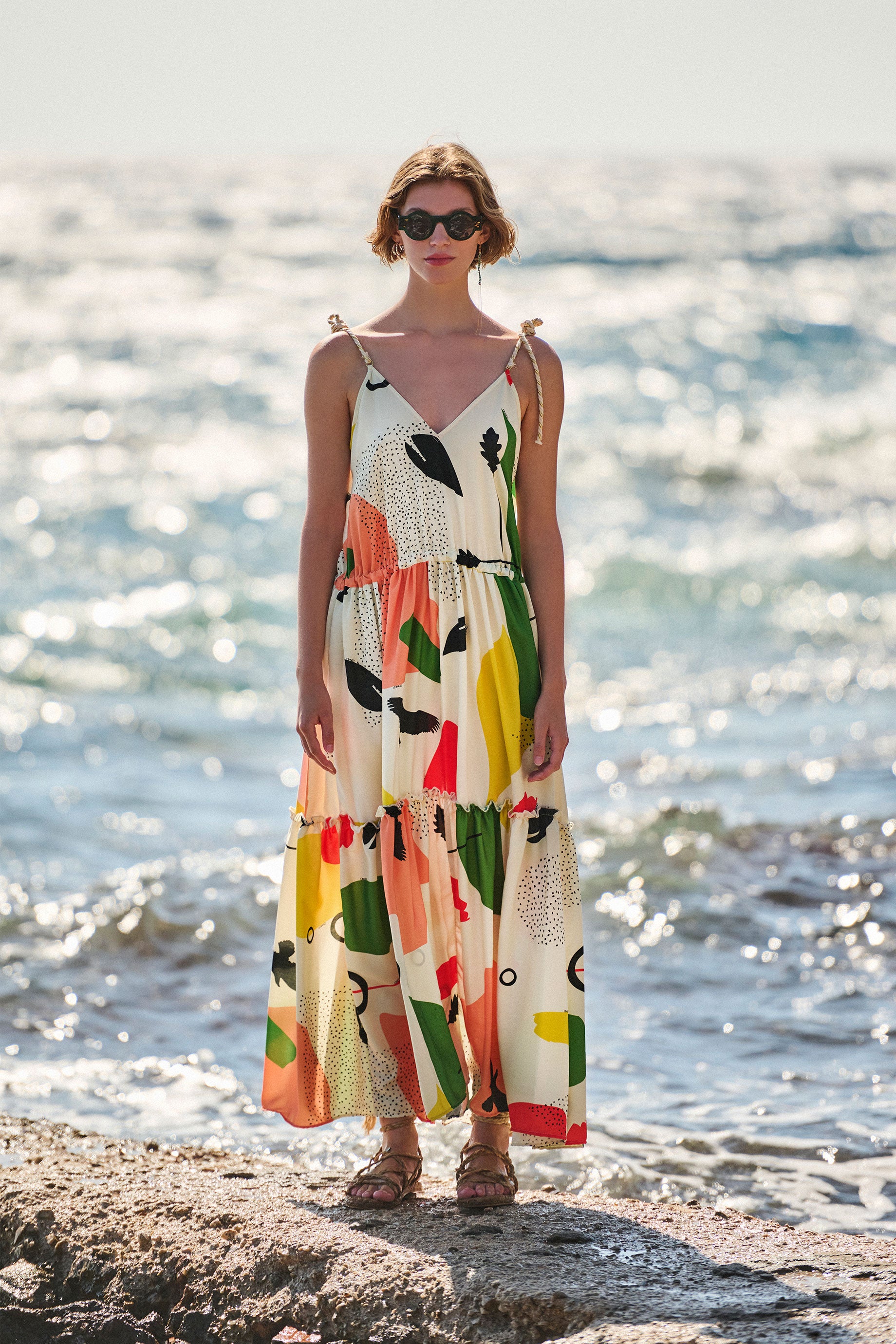 Riviera Dress Summer Cream