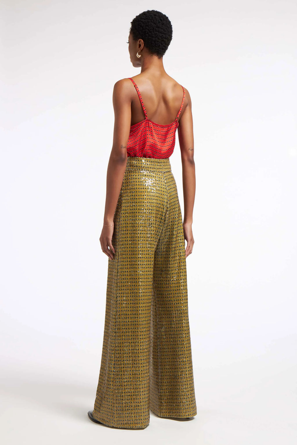 Sequin Pants Spots Gold