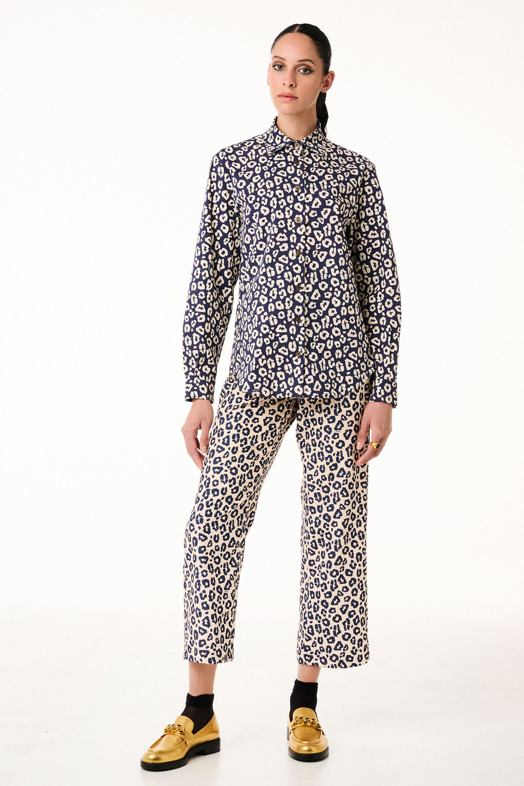 Serafina Shirt Tiger Embroidery