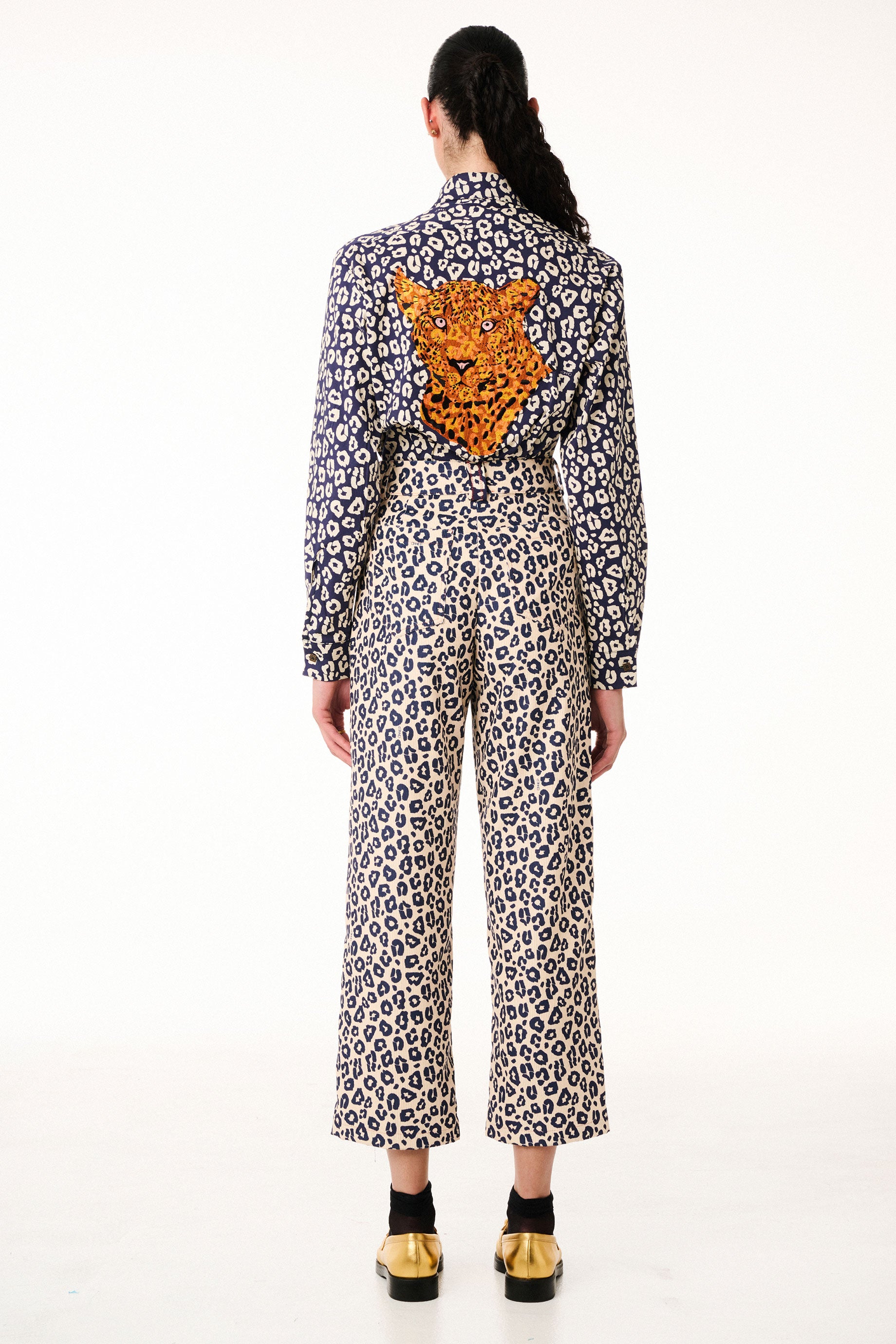Serafina Shirt Tiger Embroidery