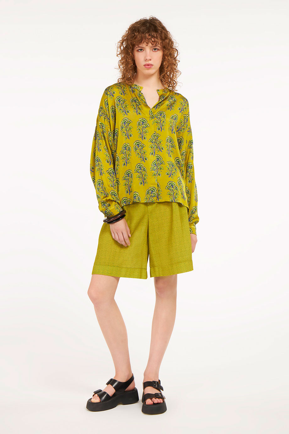 Summer Blouse Seaweed Olive