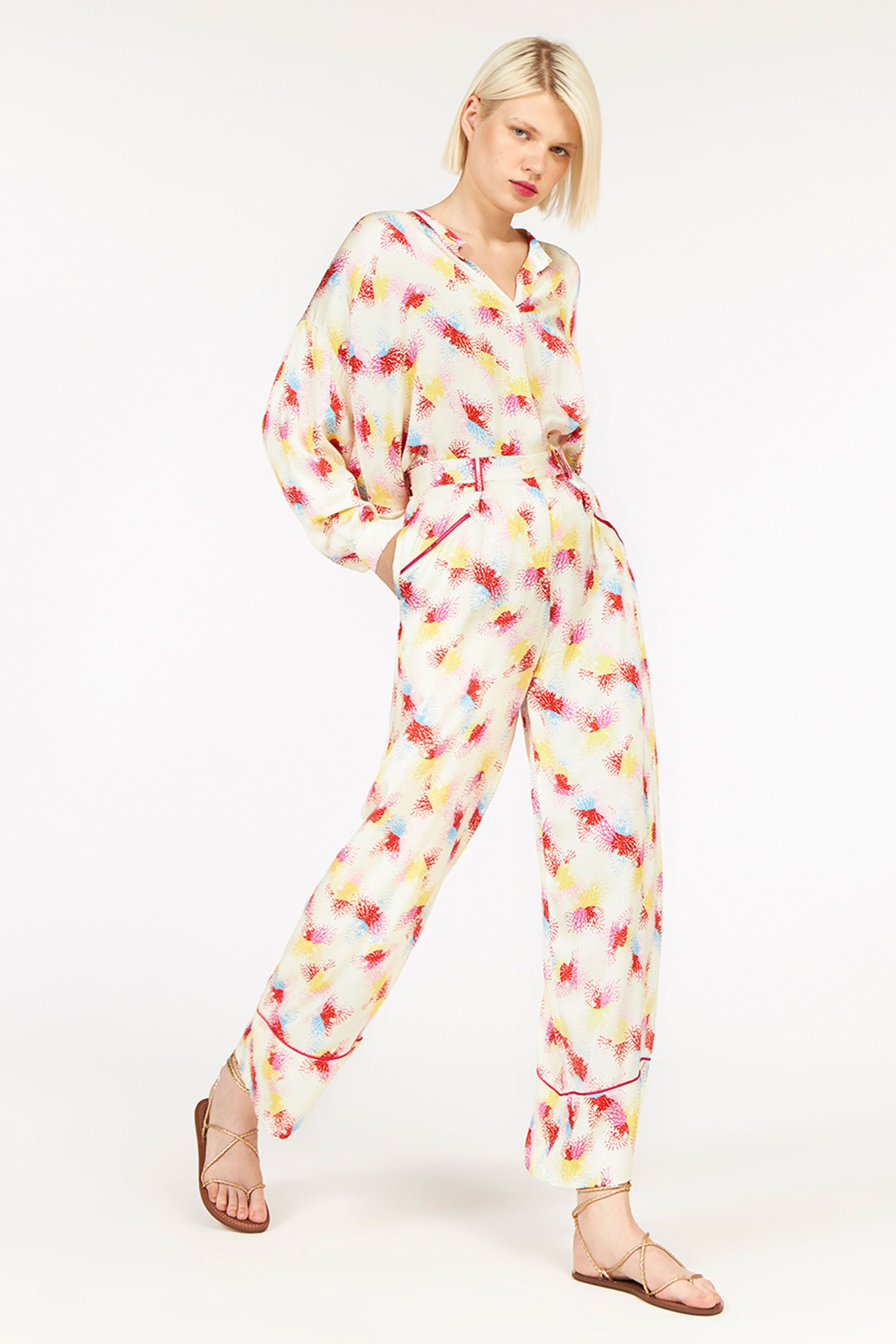 Summer Pants Flashlight Cream