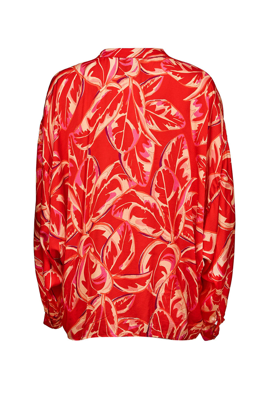 Summer Blouse Rosso Fiori