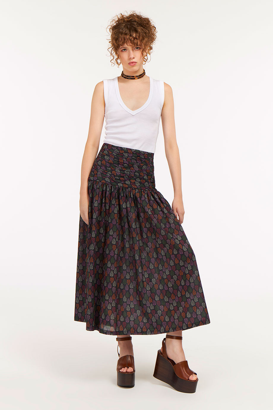 Thelma Skirt Midnight Reef