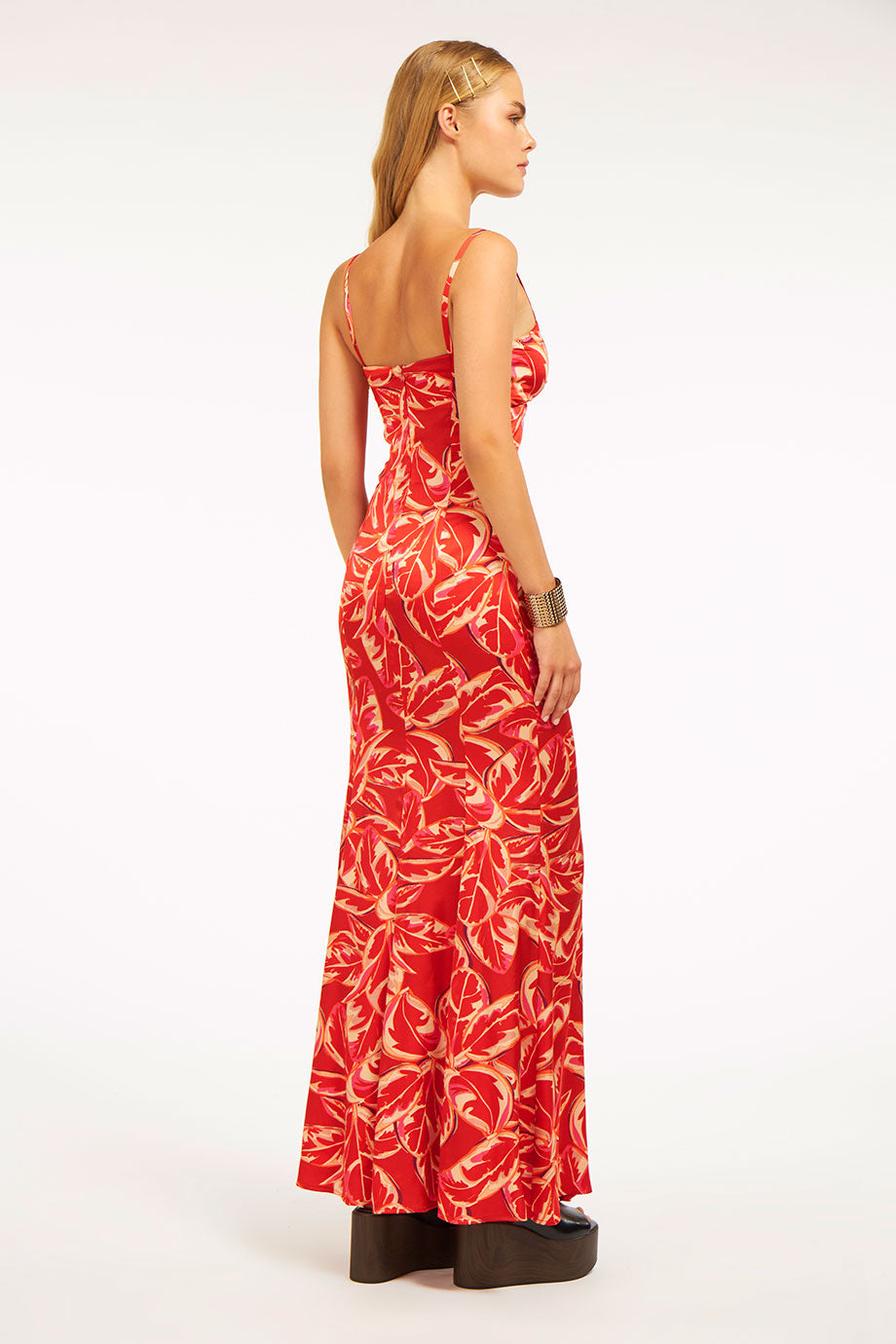 Violet Dress Rosso Fiori